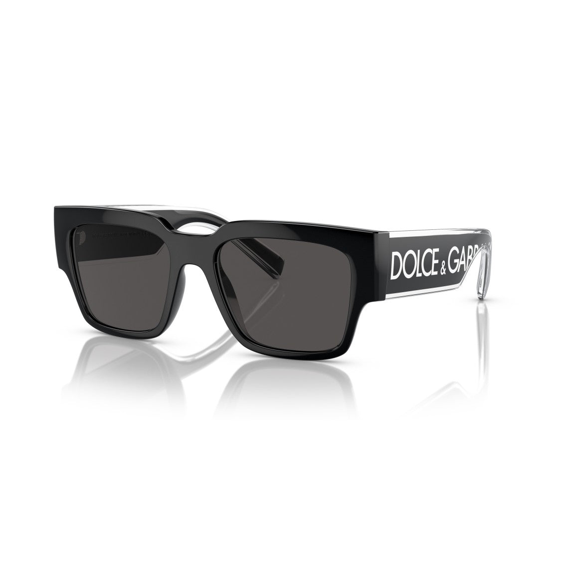 Dolce & Gabbana 0Dg6184 Oversized Square Black Sunglasses