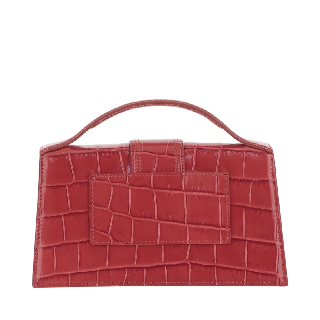Jacquemus Red Le Grand Child's Animal Print Leather Tote Bag