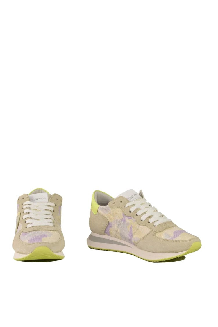 Philippe Model Women's Sneakers - Beige/Purple