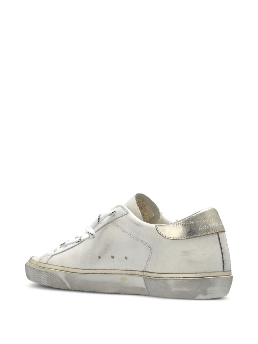 Golden Goose Classic Round Toe Sneakers With Branded Heel Counter