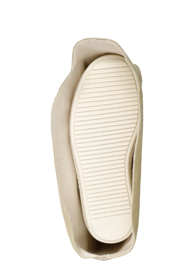 Drkshdw By Rick Owens Beige Beige Cotton Boots