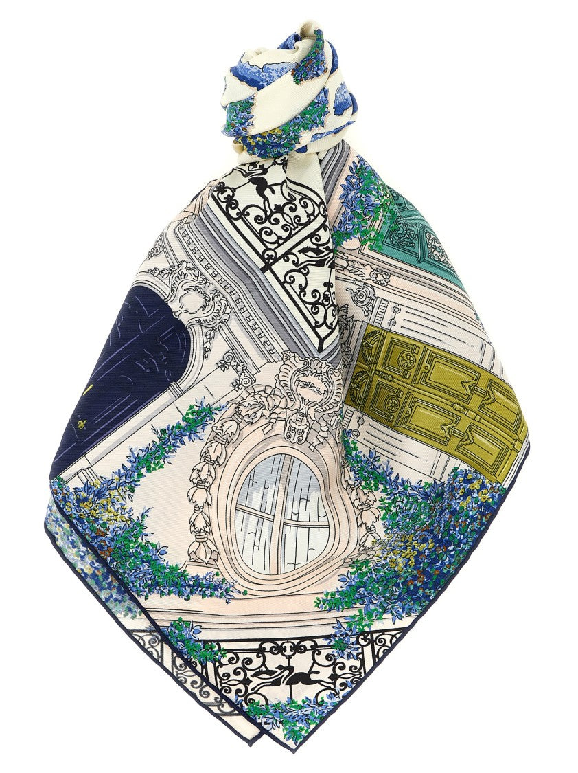 Longchamp 90 Jardin Parisien' Scarf