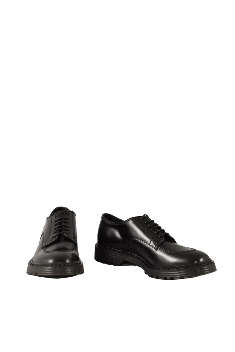 Premiata Plus Refined Black Lace-Up Shoes