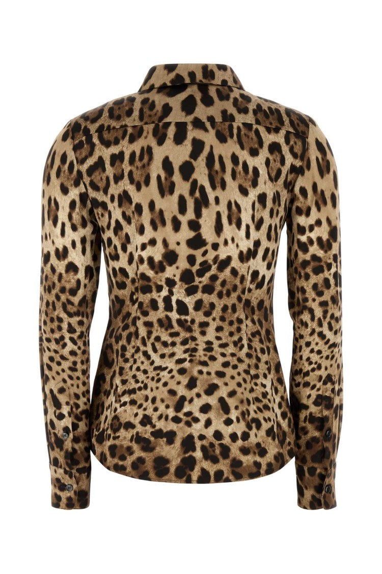 Dolce & Gabbana Printed Satin Shirt