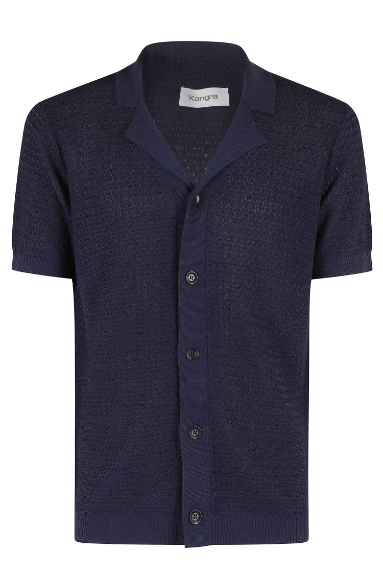 Kangra Short-Sleeved Shirt With Arabesque Pattern