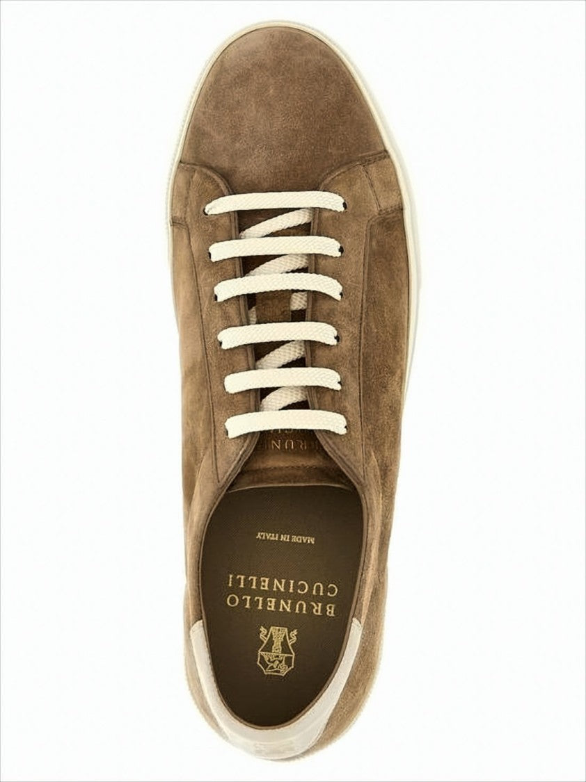 Brunello Cucinelli Low-Top Suede Sneakers