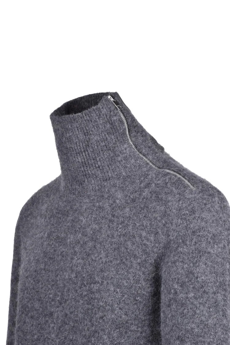 Isabel Marant Alpaca Zip Sweater - Grey