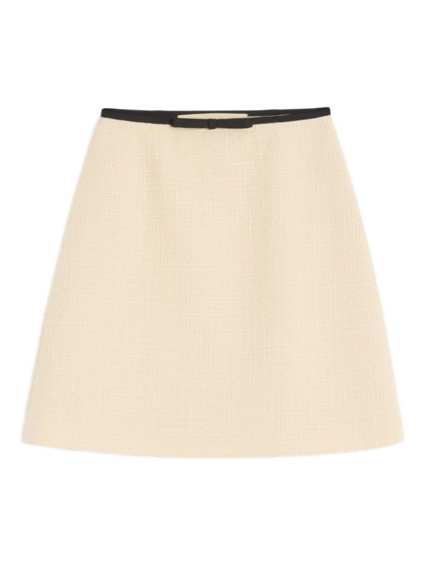 Valentino Garavani A-Line Mini Skirt With Slim Waistband