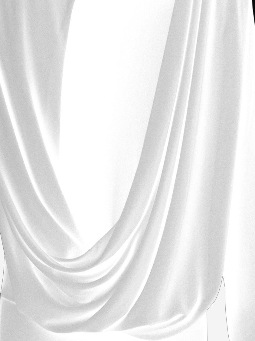 Jacquemus Flowing Back-Draped Dress With Cut-Out Detail