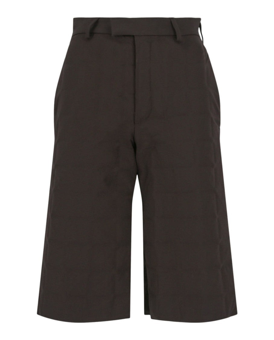 Bottega Veneta Knee-Length Shorts With Front Snap Closure And Pocket Detailing