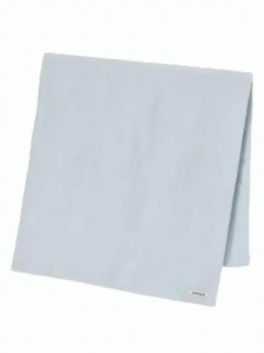 Auralee Soft Rectangular Scarf In Light Blue