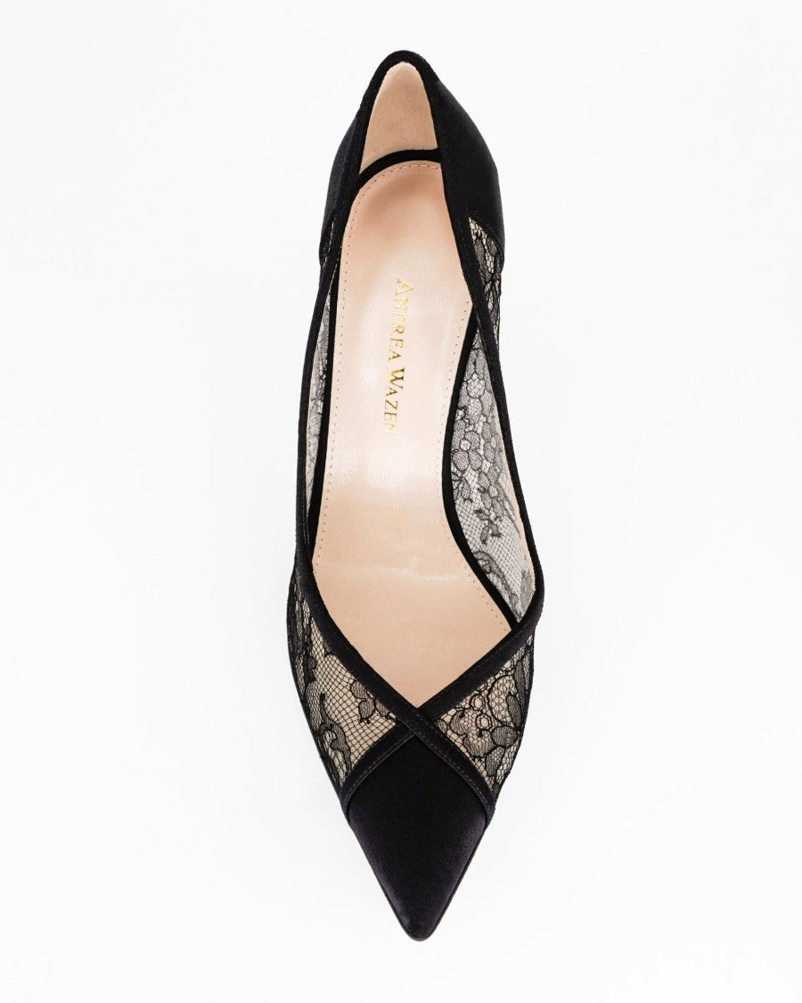 Andrea Wazen Nora Lace Pump - 105 Mm