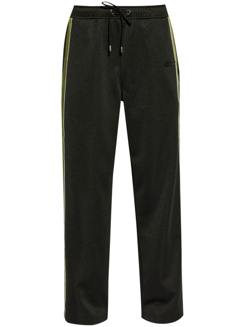 Lanvin Relaxed-Fit Trousers With Olive Green Side Panels