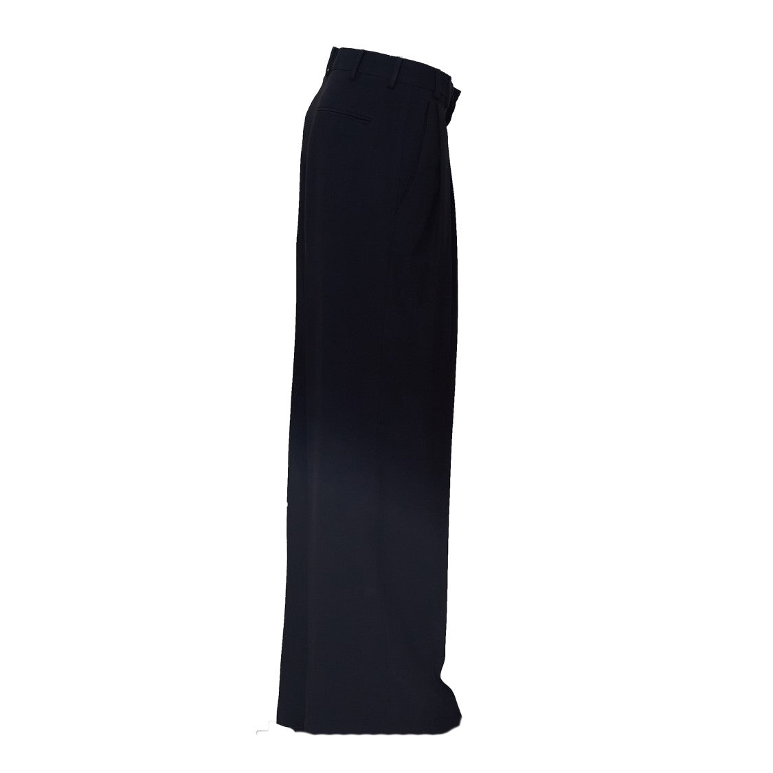 N°21 Wide Straight Leg Pants With Front Pleats And Zip Closure