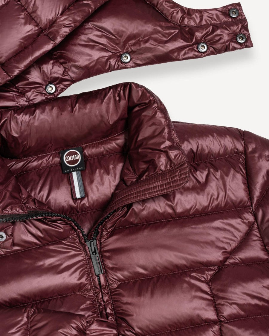Colmar Shiny Detachable Hood Adjustable Hem Down Jacket