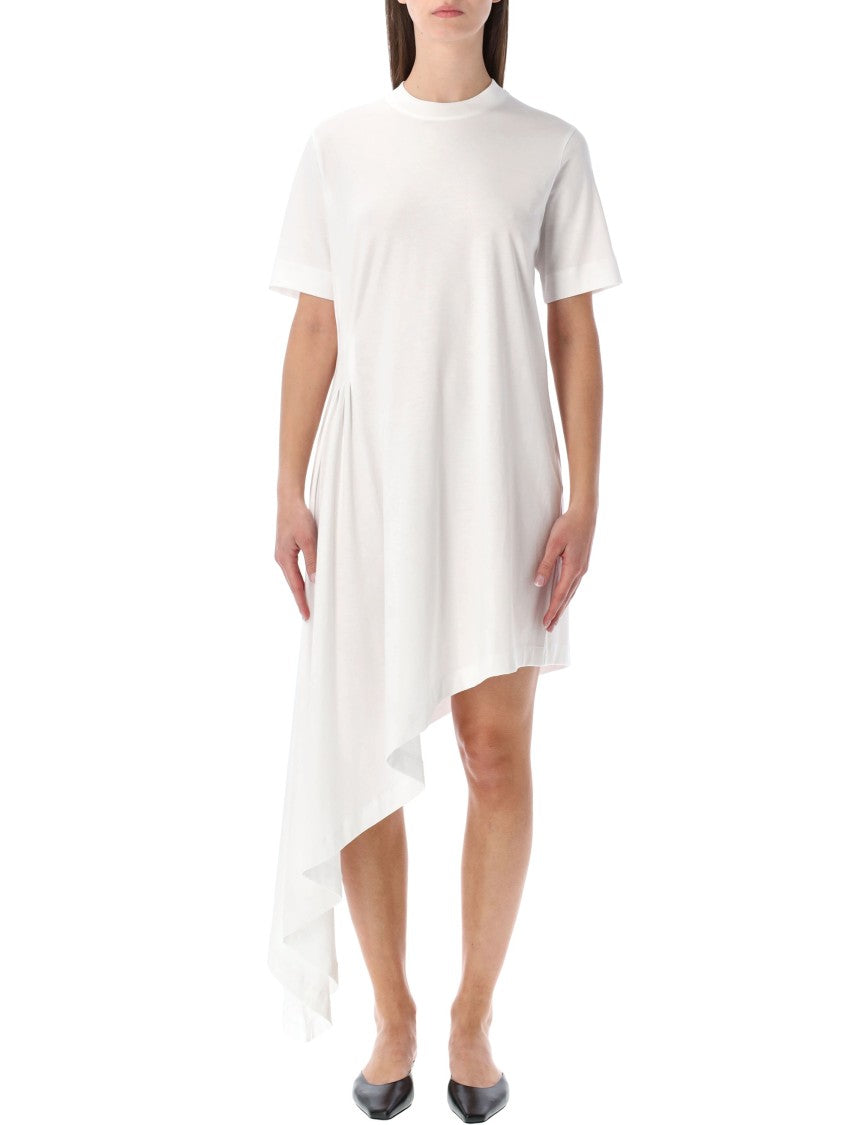 Loulou Studio Igari Asymmetric T-Shirt Dress