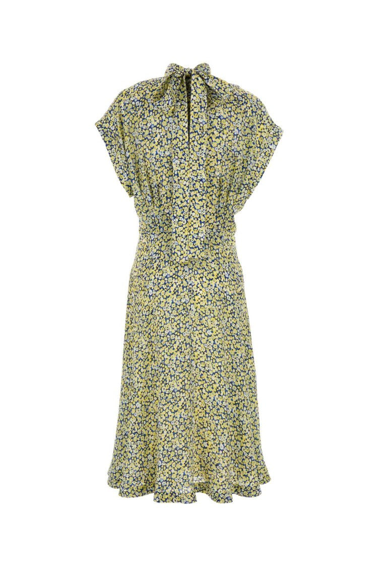 Bottega Veneta Printed Silk Dress