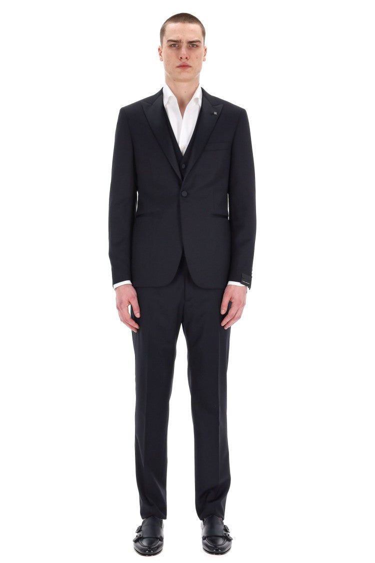 Tagliatore Bruce Super 110’S Wool Smoking Jacket