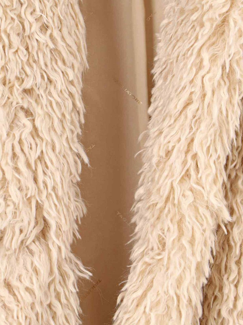 Tagliatore Faux Fur Jacket – Beige