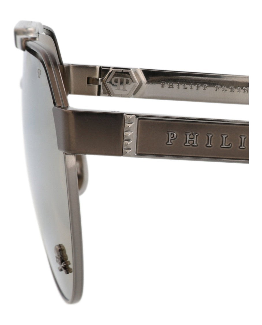 Philipp Plein Aviator-Frame Acetate Sunglasses With Tortoiseshell Accents