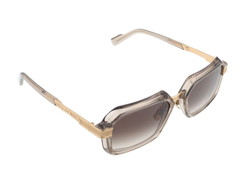 Cazal Oversized Translucent Frame Square Gradient Sunglasses