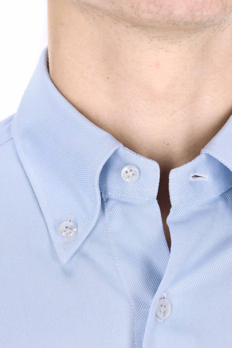 Barba Culto Line Oxford Button-Down Tailored Shirt
