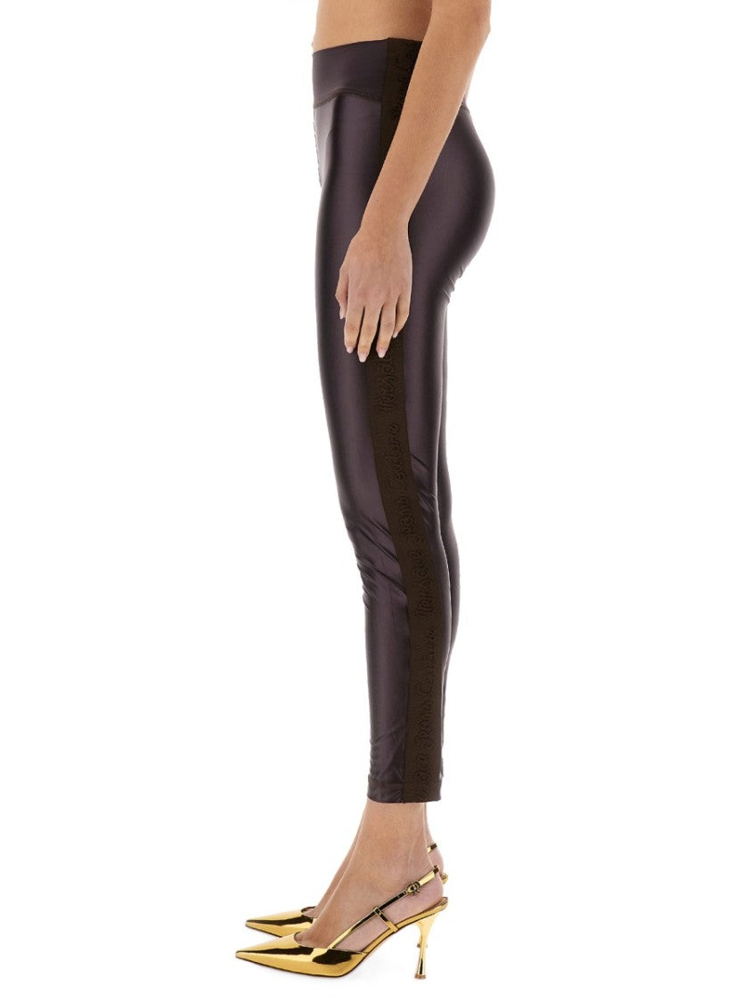 Versace Jeans Couture Leggings With Logoed Band