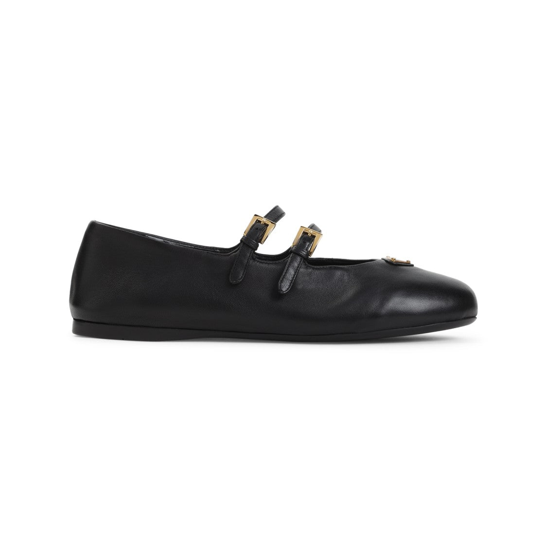 Prada Black Lamb Leather Ballerina