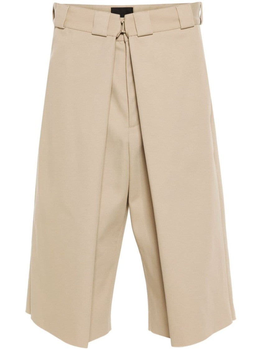 Givenchy Almond Beige Canvas Twill Shorts