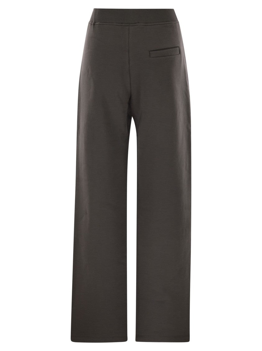 Max Mara Pompeo - Cotton Trousers With Logo