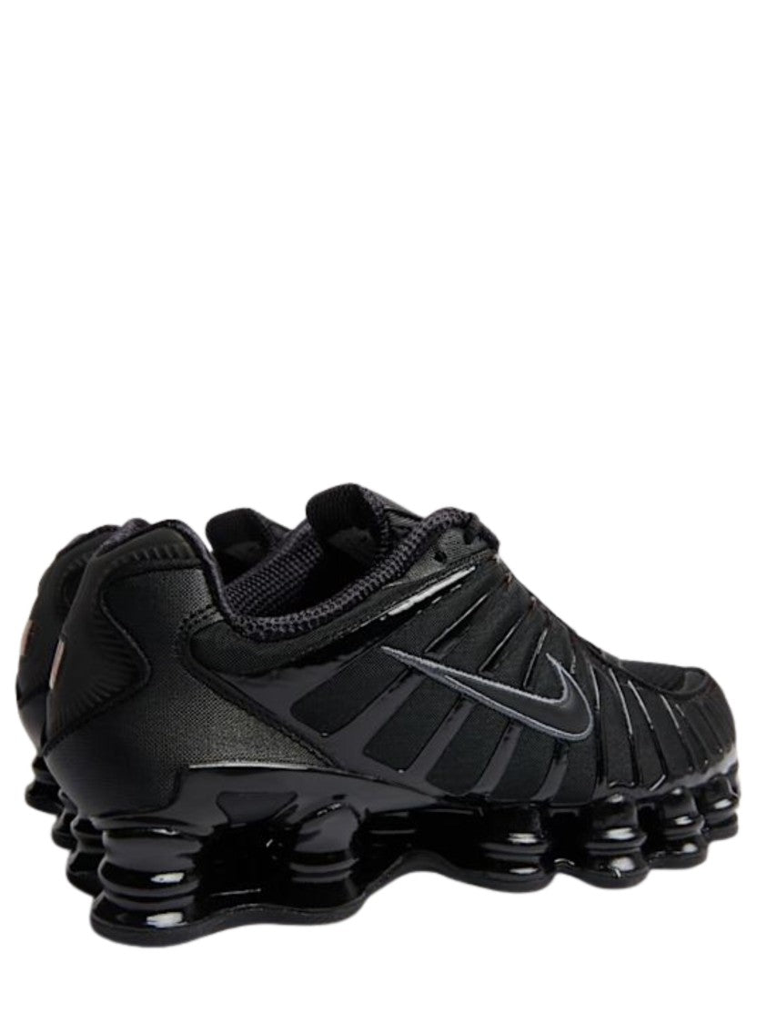 Nike Black Cushioned Sole Leather Sneakers