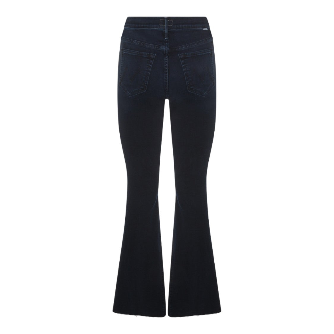 Mother High-Waisted Flared Jeans With Raw Hem And Fading