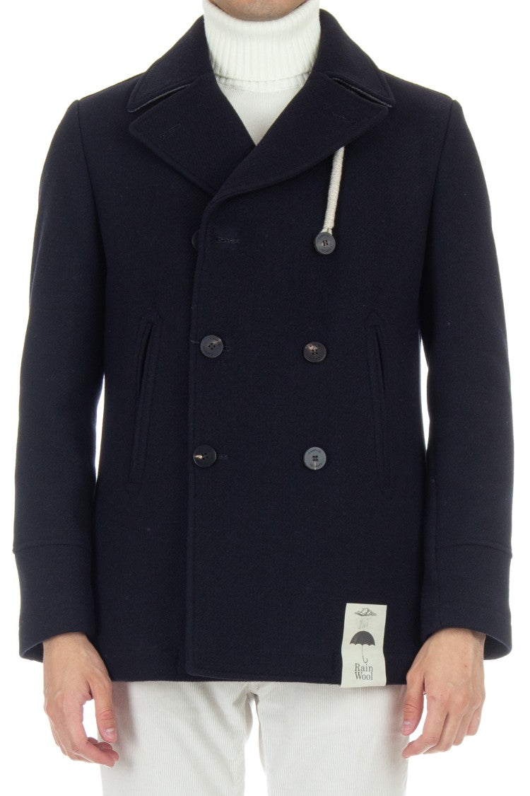 Camplin Air-Warm Padded Double-Breasted Peacoat