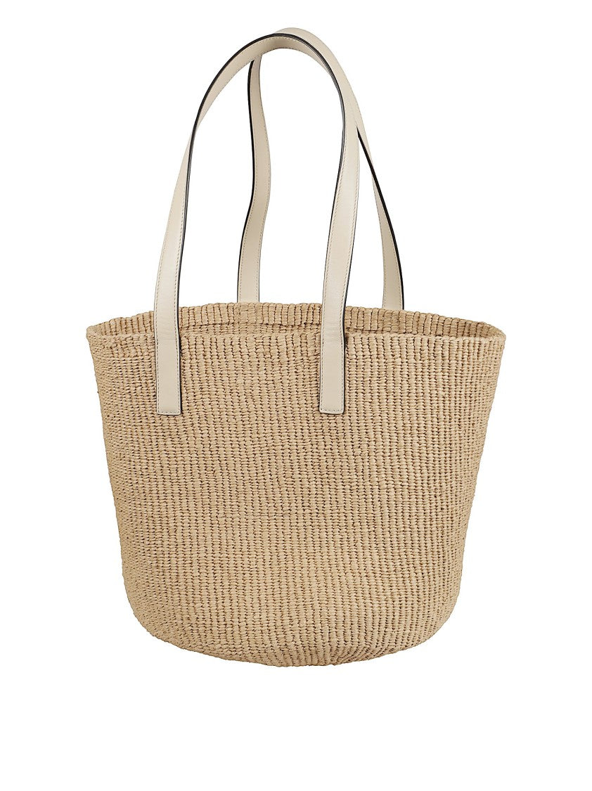 Chloé Woven Tote Bag With Embossed Detailing