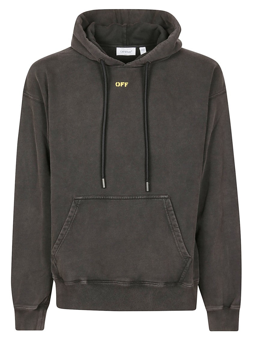 Off-White Washed Black Fallen Caravaggio Hoodie