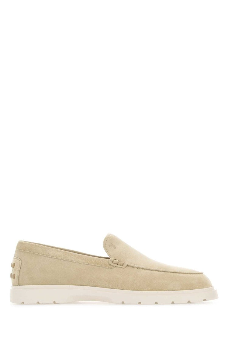 Tod's Sand Suede Loafers