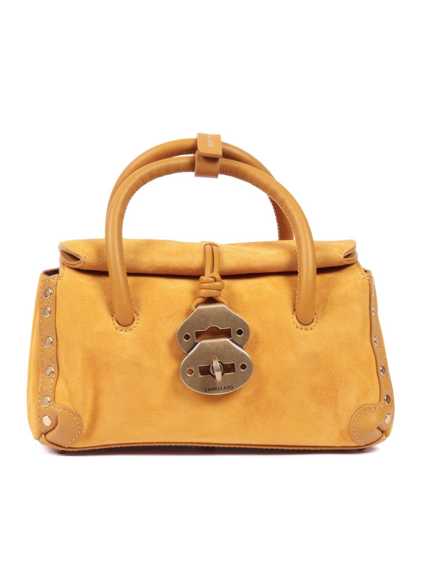 Zanellato Srl Yellow Sole Zashmere Cactus Lambskin Shoulder Bag