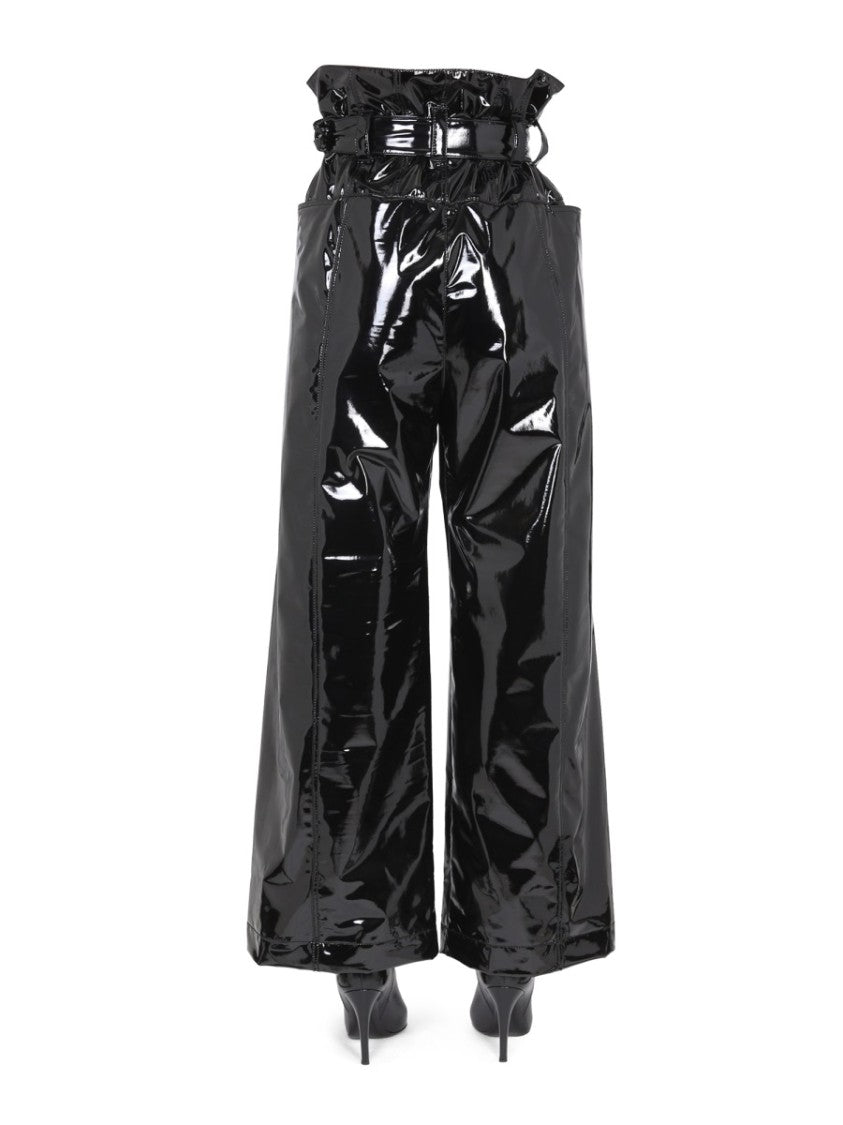 Philosophy Di Lorenzo Serafini High Paperbag Waist Vinyl Pants