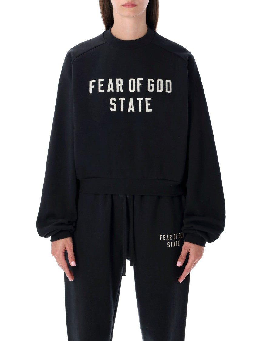 Fear Of God Fleece Raglan Crewneck Sweatshirt