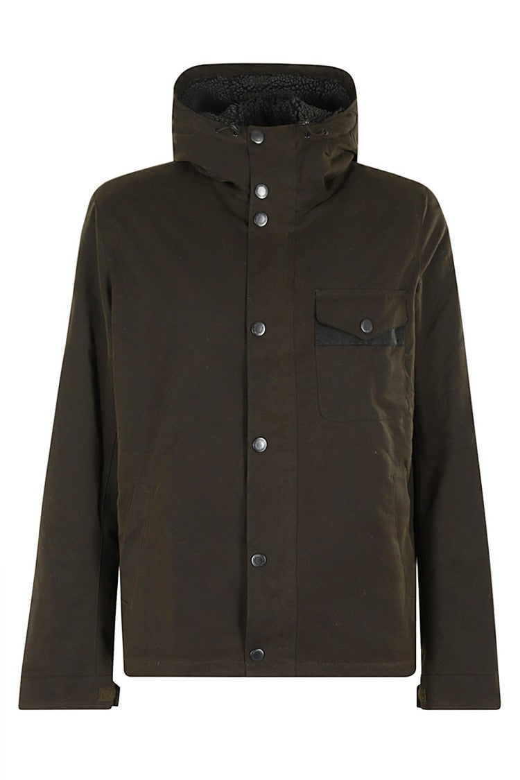 Barbour Durable Kevlar Wax Jacket With Adjustable Hood