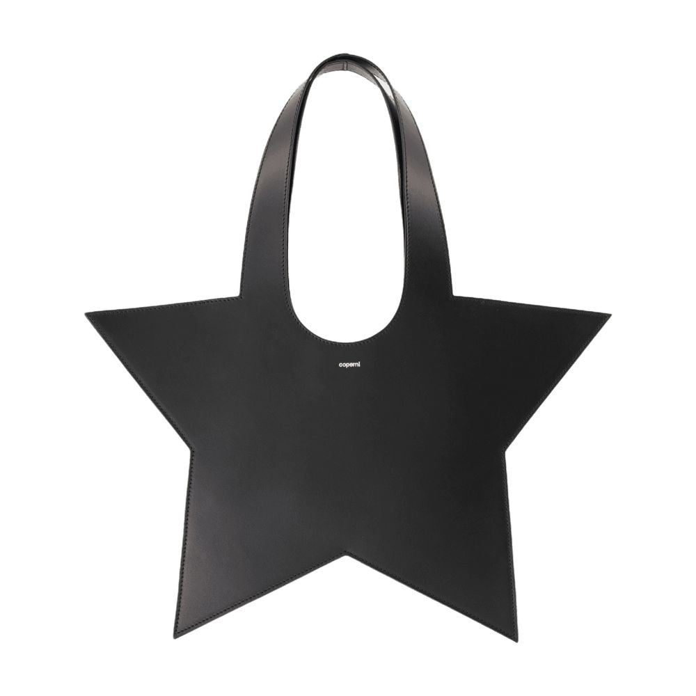 Coperni Mini Star Shopper Bag - Leather - Black