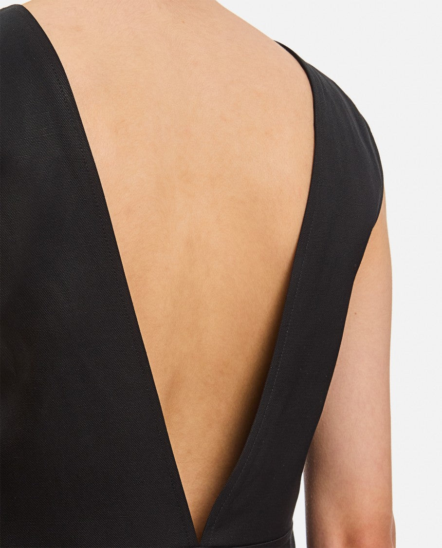 Loulou Studio Openback Sleeveless Short Dress