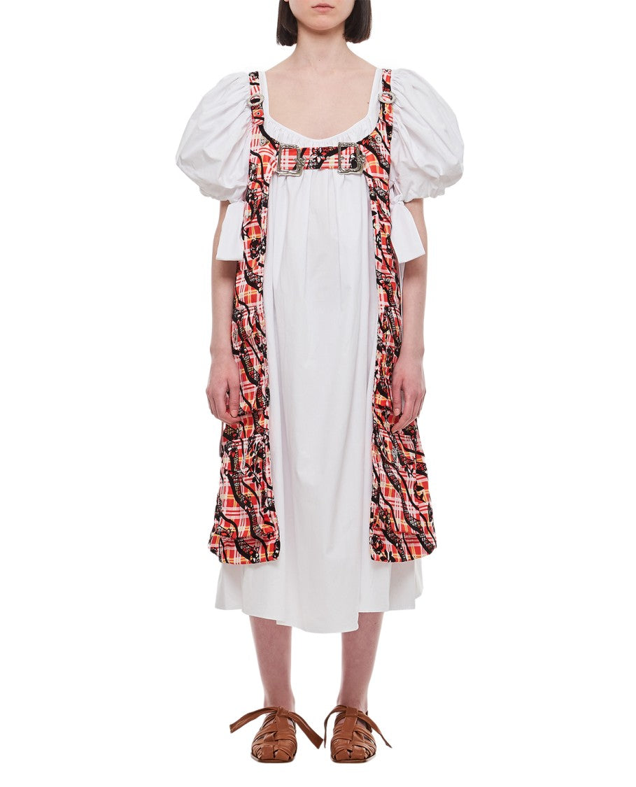 Chopova Lowena Atomic Cotton Taffeta Midi Dress