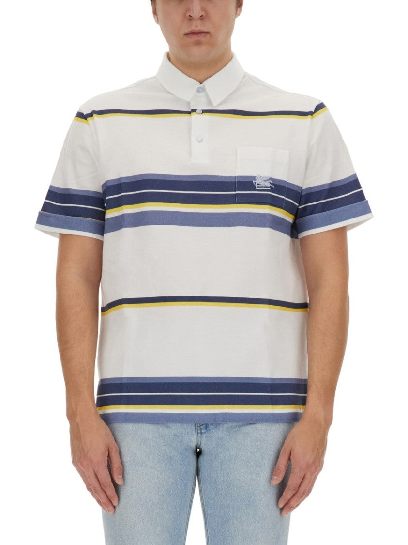 Etro Polo Shirt With Pegasus Embroidery