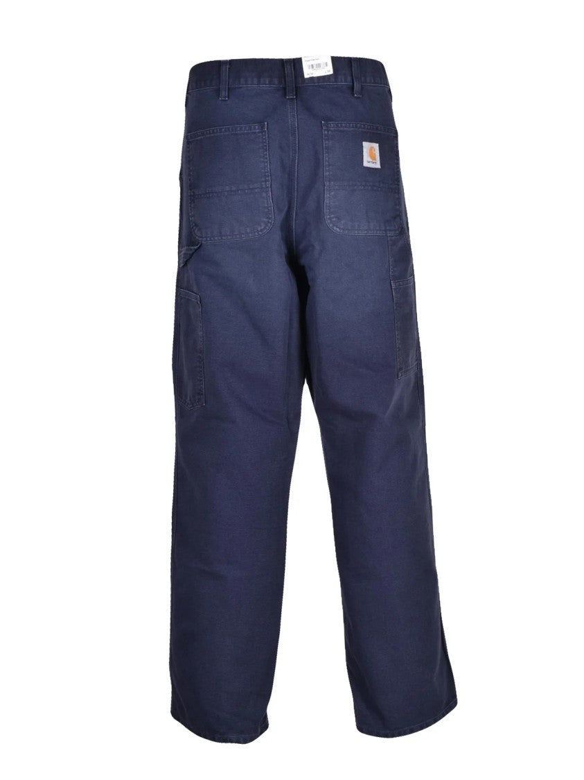 Carhartt Wip Relaxed-Fit Trousers In Recycled Cotton With Multi-Pocket Design