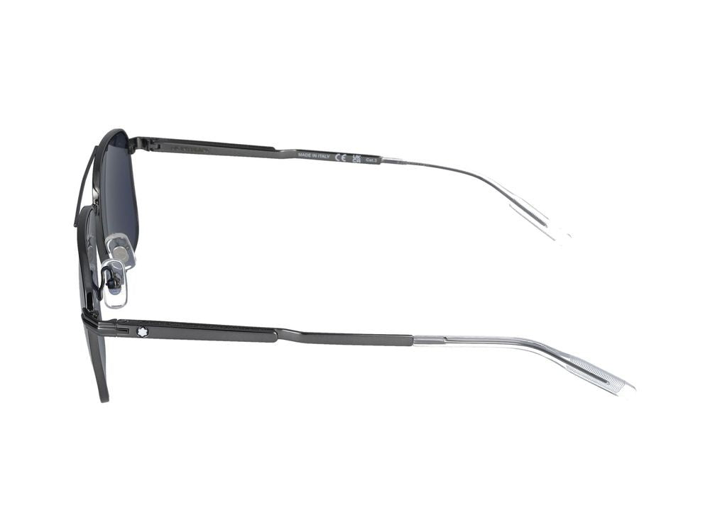 Montblanc Sunglasses Montblanc Mb0278s 003 Ruthenium Ruthenium Blue 56/16/145