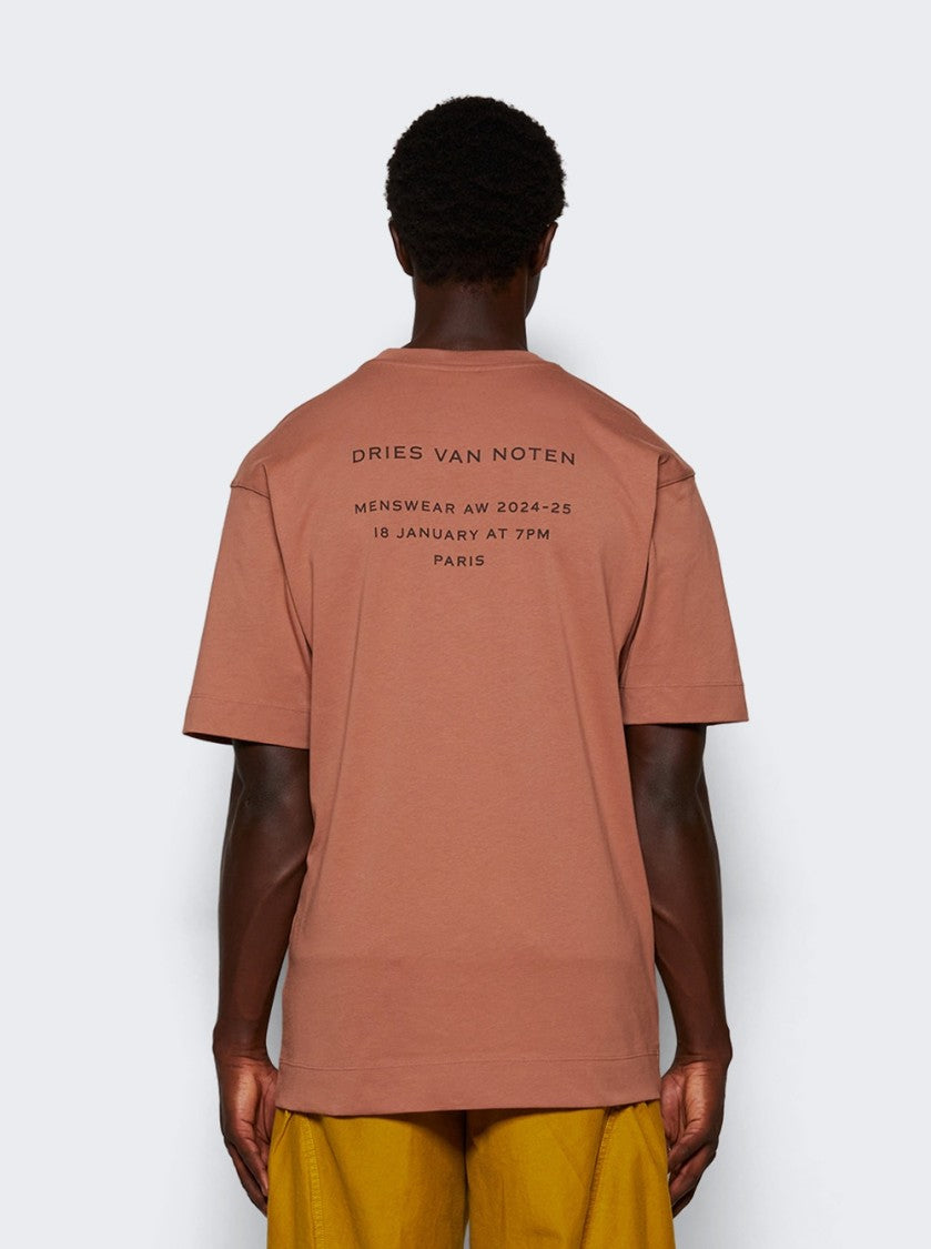 Dries Van Noten Heli Tee Peach