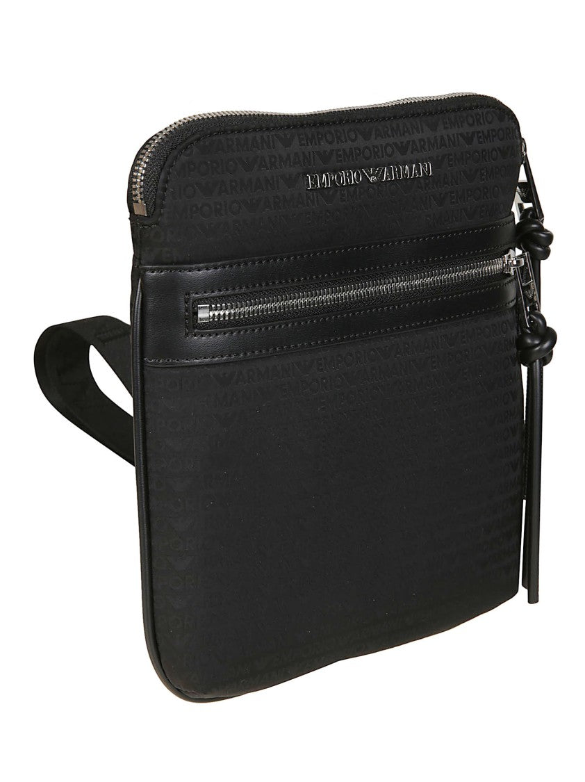 Emporio Armani Logo Crossbody Polyamide Shoulder Bag