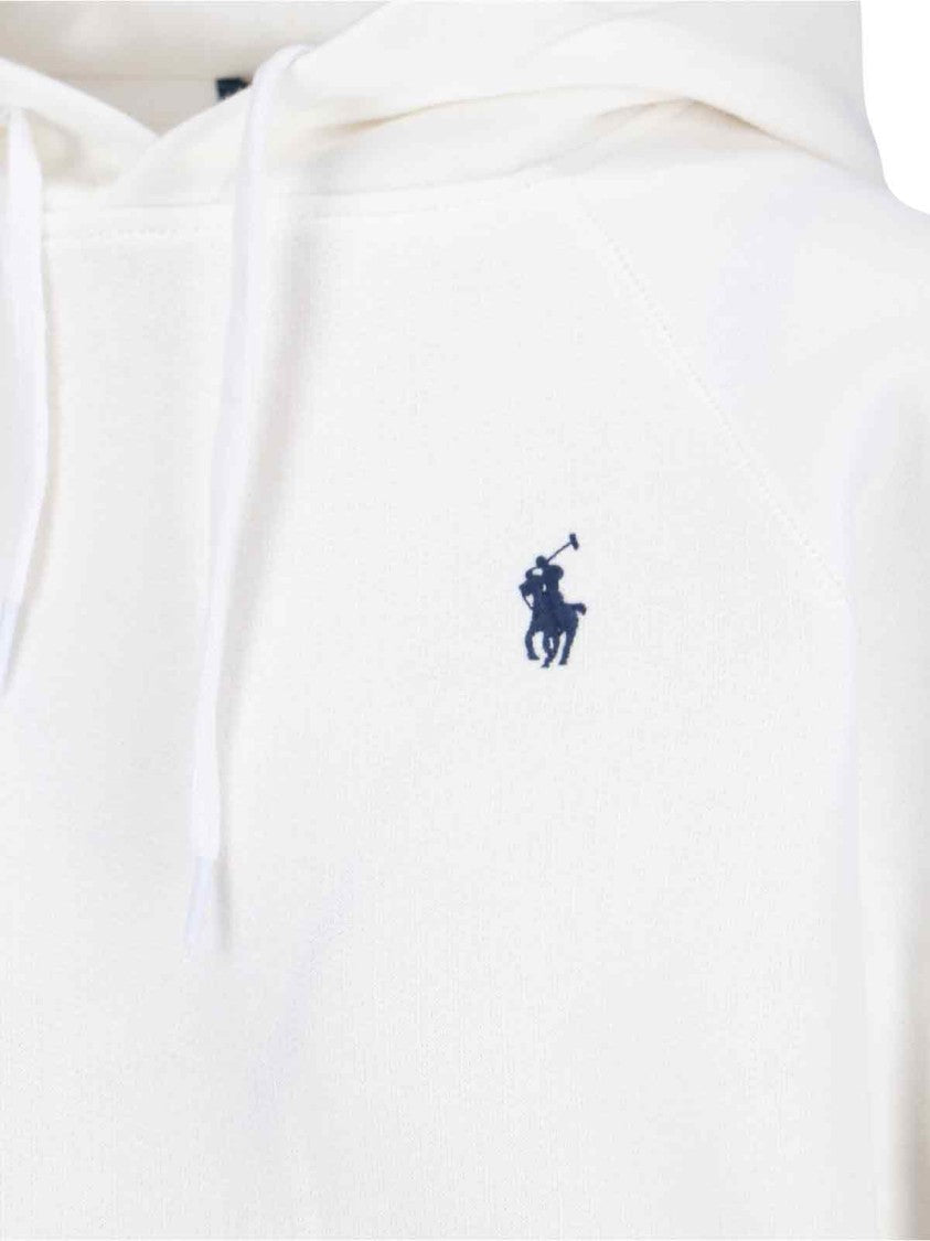 Polo Ralph Lauren Logo Hoodie Sweatshirt – White