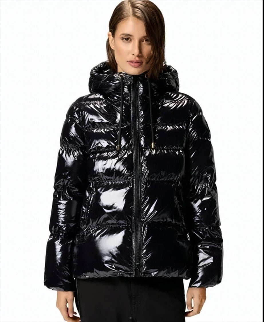 Pinko Padded Down Jacket With Horizontal Quilting